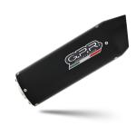 Scarico GPR compatibile con Aprilia Pegaso 3 650 -Pegaso i.e. 1997-2004 -  Furore Nero -  Coppia di terminali di scarico omologati -  forniti con db killer removibili e raccordi specifici