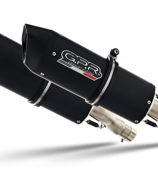 Scarico GPR compatibile con Yamaha Xjr 1300 1999-2006 - Furore Nero