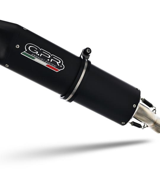 Scarico GPR compatibile con Triumph Tiger 850 2020-2024 - Furore Evo4 Nero