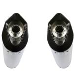 Scarico GPR compatibile con Ducati Monster 800 2003-2005 - Furore Nero