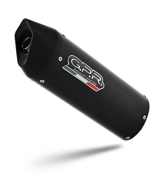 Scarico GPR compatibile con Yamaha T-Max 500 2001-2011 -  Furore Nero -  Scarico completo omologato - fornito con db killer estraibile e collettore