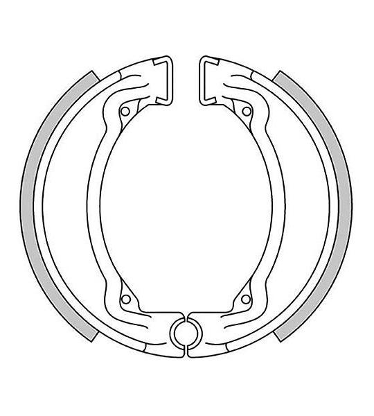 Coppia Ganasce Freno anteriore e posteriore per Yamaha Vari Modelli Storici