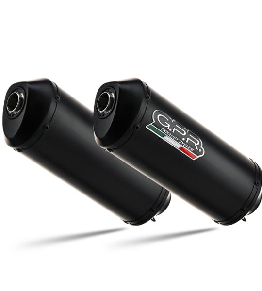 Scarico GPR compatibile con Yamaha Bt Bulldog 1100 2002-2007 - Ghisa 