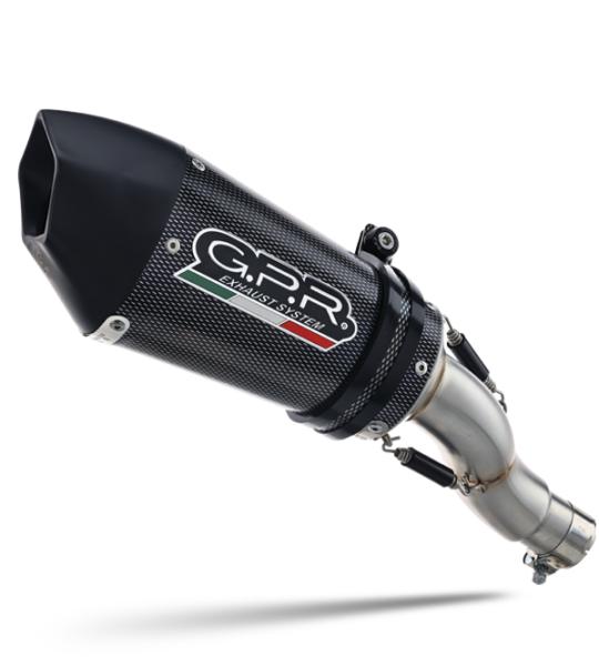 Scarico GPR compatibile con Ducati Hyperstrada 821 2013-2016 - Gpe Ann. Poppy