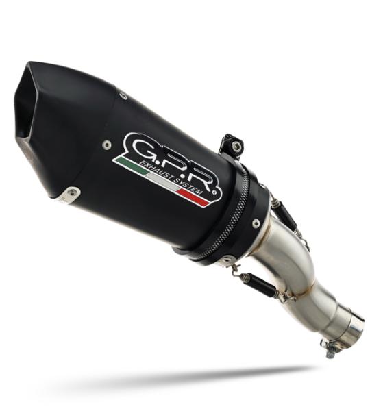 Scarico GPR compatibile con Ducati Hyperstrada 821 2013-2016 - Gpe Ann. Black titanium