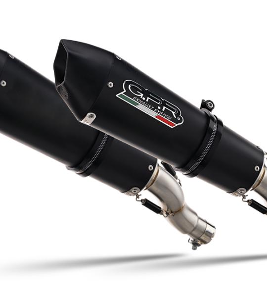 Scarico GPR compatibile con Ducati Multistrada 620 2005-2007 - Gpe Ann. Black titanium