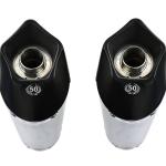 Scarico GPR compatibile con Ducati Hypermotard 1100 -1100 Evo 2007-2012 - Gpe Ann. Black titanium