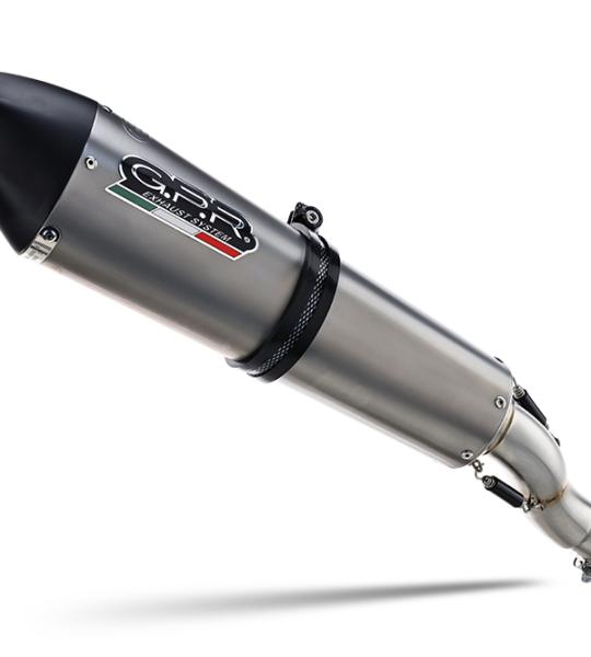 Scarico GPR compatibile con Yamaha T-Max 500 2001-2011 -  Gpe Ann. titanium -  Scarico completo omologato - fornito con db killer estraibile - catalizzatore e collettore