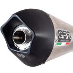 Scarico GPR compatibile con Aprilia Tuono V4 1100 -Rr -Factory 2015-2016 -  Gpe Ann. titanium -  Terminale di scarico racing -  con raccordo -  senza omologazione