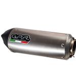 Scarico GPR compatibile con Aprilia Tuono V4 1100 -Rr -Factory 2015-2016 -  Gpe Ann. titanium -  Terminale di scarico racing -  con raccordo -  senza omologazione