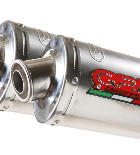Scarico GPR compatibile con Ducati Monster S2R 2004-2007 - Inox Tondo