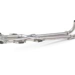 Scarico GPR compatibile con Yamaha T-Max 530 2012-2016 -  Gpe Ann. Poppy -  Scarico completo omologato - fornito con db killer estraibile - catalizzatore e collettore