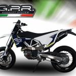 Scarico GPR compatibile con Husqvarna Supermoto 701 2021-2024 - Furore Evo4 Poppy