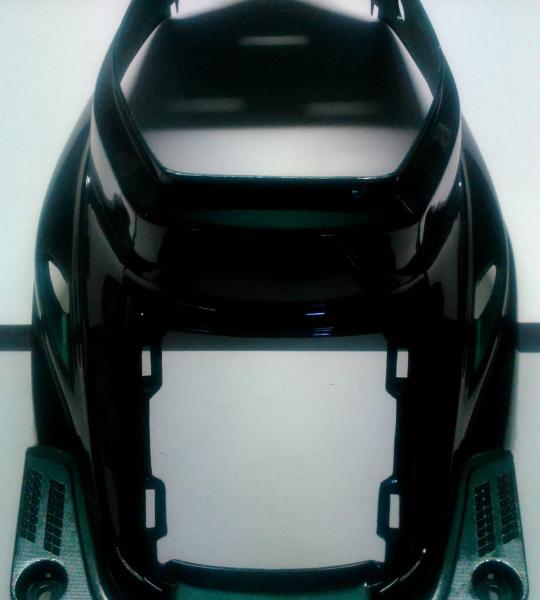 Carena posteriore verde metallizzato originale per MBK Booster