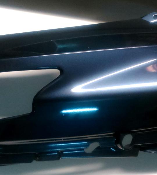 Fianchetto sinistro blu originale per MBK Evolis