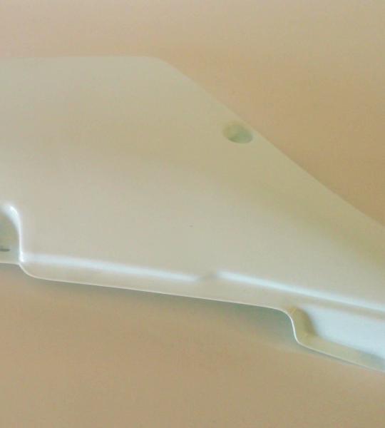 Fianchetto sinistro bianco per Husquarna 380 TE