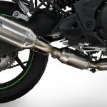 Scarico GPR compatibile con Kawasaki Versys 650 2023-2025 - Furore-X Acciaio Inox