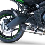 Scarico GPR compatibile con Kawasaki Versys 650 2017-2020 - Gpe Ann. titanium