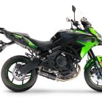 Scarico GPR compatibile con Kawasaki Versys 650 2021-2022 - M3 Black Titanium
