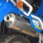 Scarico GPR compatibile con Kawasaki Klx 650 1993-1995 - Trioval