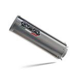 Scarico GPR compatibile con Aprilia Tuono V4 1100 -Rr -Factory 2015-2016 -  M3 Titanium Natural -  Terminale di scarico omologato - fornito con db killer estraibile - catalizzatore e collettore