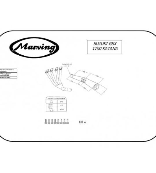 MARVING SUZUKI GSX 1100 KATANA - S/3507/NC