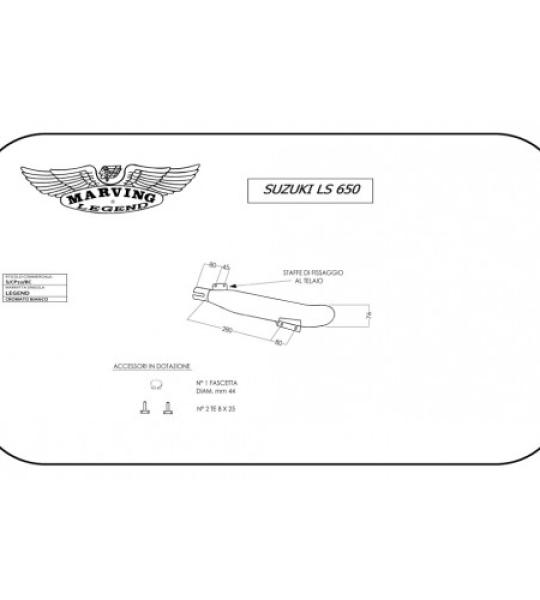 MARVING SUZUKI LS 650 CUSTOM - S/CP22/BC