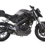 Scarico GPR compatibile con Yamaha Mt 125 2014-2016 -  Furore Nero -  Scarico completo omologato - fornito con db killer estraibile - catalizzatore e collettore