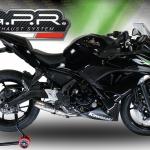 Scarico GPR compatibile con Kawasaki Ninja 650 2017-2020 - Deeptone Inox