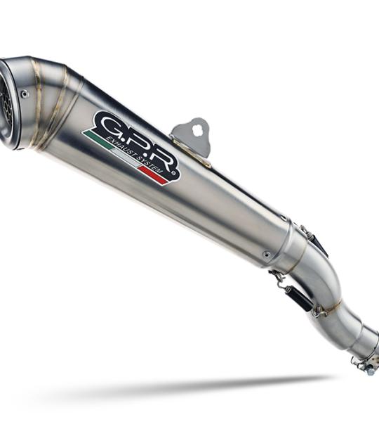Scarico GPR compatibile con Suzuki Gsr 750 2011-2015 - Powercone Evo