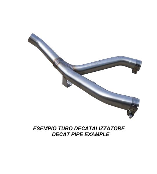 Scarico GPR compatibile con Ducati Hypermotard 1100 -1100 Evo 2007-2012 - Decatalizzatore