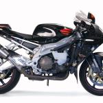 Scarico GPR compatibile con Aprilia Rsv 1000 R Factory 2004-2005 -  Gpe Ann. titanium -  Coppia di terminali di scarico omologati -  forniti con db killer removibili e raccordi specifici