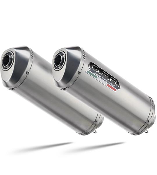 Scarico GPR compatibile con Yamaha Bt Bulldog 1100 2002-2007 - Satinox