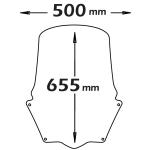Parabrezza Media Protezione Per Burgman 400 Abs 2017-