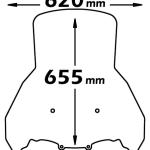 Parabrezza Alta Protezione Kymco Dink 125 2007 - 2017