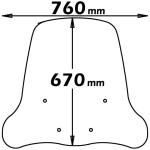 Lastra Di Ricambio Media Protezione Per Yamaha Xcenter 125-150 2006-2016