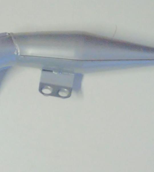Silenziatore Innesto D.35mm-dall' imbocco Tubo Scarico alla centro staffa di Fissaggio Cm34 per Malaguti 50cc  Fifty Mistral - Fifty Top