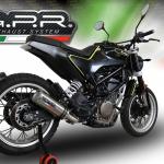 Scarico GPR compatibile con Husqvarna Svartpilen 401 2018-2019 - M3 Inox 