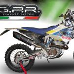 Scarico GPR compatibile con Husqvarna FE 350 2014-2016 - Furore Nero