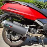 Scarico GPR compatibile con Kymco Superdink 125 I.E. 2017-2020 -  Evo4 Road -  Scarico completo omologato - fornito con db killer estraibile - catalizzatore e collettore