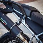 Scarico GPR compatibile con Triumph Tiger 850 2020-2024 - Furore Evo4 Nero