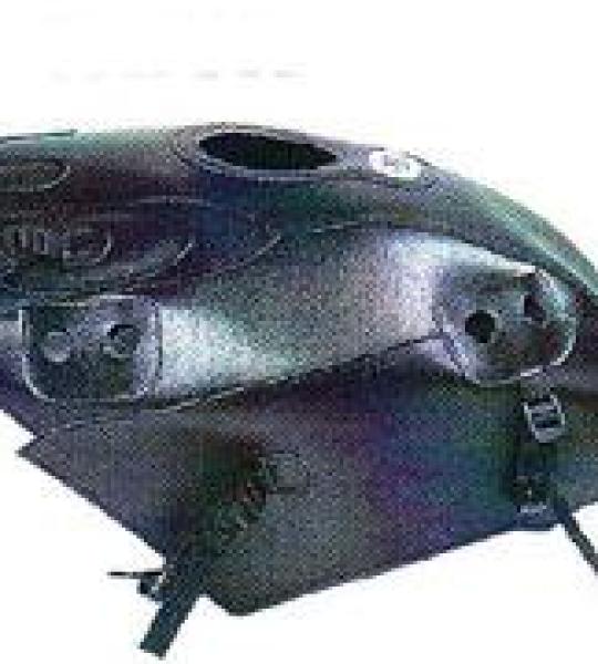 Copriserbatoio nero per Yamaha FJR 1300 2001-2003