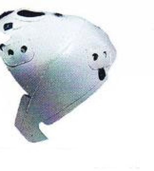 Copriserbatoio bianco per Suzuki V Strom 650-1000 2002-2003