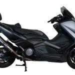Scarico GPR compatibile con Yamaha T-Max 500 2001-2011 -  Gpe Ann. Poppy -  Scarico completo omologato - fornito con db killer estraibile e collettore