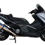 Scarico GPR compatibile con Yamaha T-Max 500 2001-2011 -  Gpe Ann. titanium -  Scarico completo omologato - fornito con db killer estraibile - catalizzatore e collettore