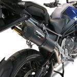 Scarico GPR compatibile con Triumph Tiger 1200 Gt - Rally 2022-2024 - Furore Evo4 Nero