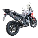Scarico GPR compatibile con Triumph Tiger 850 2020-2024 - Furore Evo4 Nero