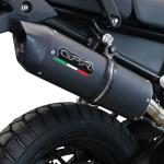 Scarico GPR compatibile con Triumph Tiger 850 2020-2024 - Furore Evo4 Nero