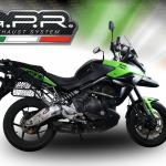 Scarico GPR compatibile con Kawasaki Versys 650 2006-2014 - Furore Poppy