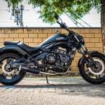 Scarico GPR compatibile con Kawasaki Vulcan 650 S 2021-2023 - M3 Black Titanium